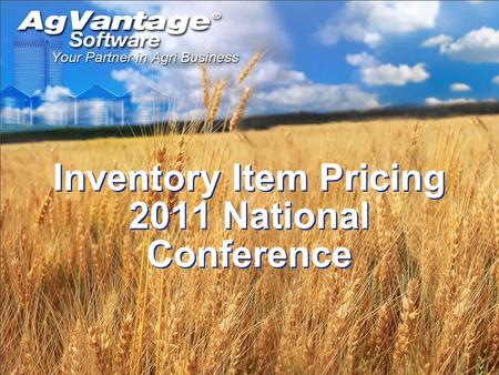 Inventory Item Pricing 2011 National Conference. Item Information Option 1 will let you do all item price updates except global price update. Option 2.