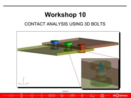 CONTACT ANALYSIS USING 3D BOLTS