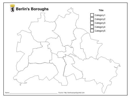 Berlin’s Boroughs Category1 Category2 Category3 Category4 Category5 Title Name:________________________________________________________ Source: