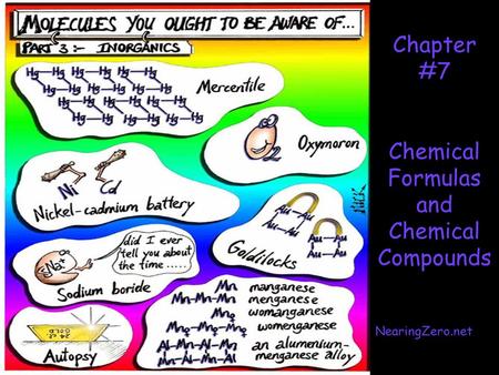 Chapter #7 Chemical Formulas and Chemical Compounds NearingZero.net.