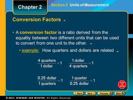 Chapter 2 Conversion Factors