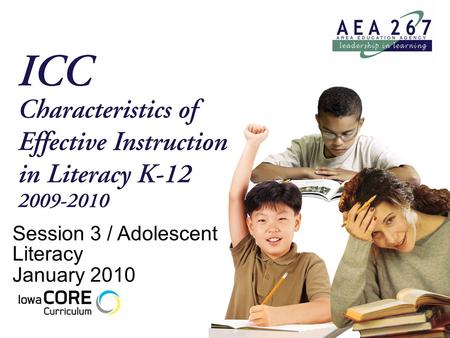 Session 3 / Adolescent Literacy January 2010. Teaching Inductively.