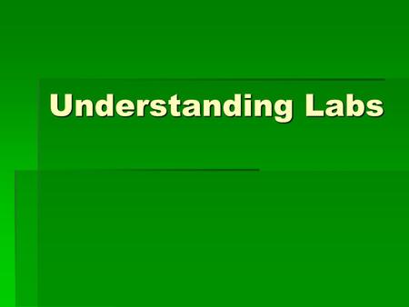 Understanding Labs. Objective/Agenda  Objective: I can record and present experimental data in a neat, clear, organized manner.  Agenda  Go over lab.