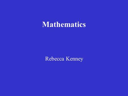 Mathematics Rebecca Kenney. Math Jeopardy Writing from word problems Writing from a graph Graphing lines Writing from a table 100 200 300 400 500 Final.