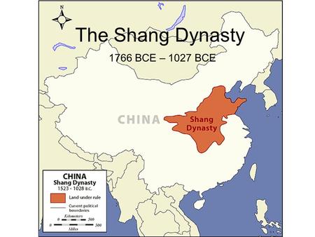 The Shang Dynasty 1766 BCE – 1027 BCE. Writing The Shang Dynasty was the first dynasty in China to communicate with writing. Some Chinese writing evolved.