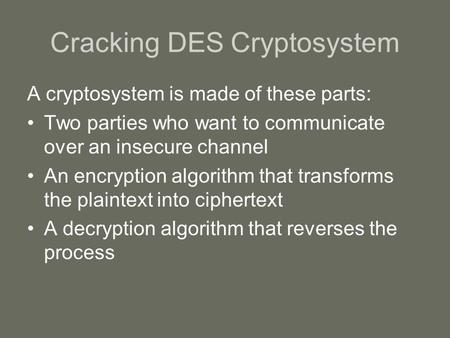 data encryption presentation