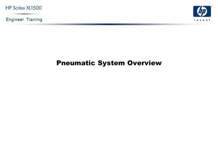 Engineer Training Pneumatic System Overview. Engineer Training Confidential 2 Working Concept Overview: The Pneumatic System is comprised of:  Y Pistons.