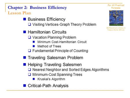 Chapter 2: Business Efficiency Lesson Plan
