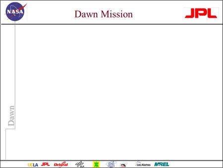 Dawn Dawn Mission. Dawn How Do We Get There? Dawn DAWN A Journey to the Beginning of the Solar System Vesta Travel Plans: Dawn’s Itinerary The Dawn Spacecraft.