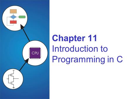 Chapter 11 Introduction to Programming in C. Copyright © The McGraw-Hill Companies, Inc. Permission required for reproduction or display. 11-2 Compilation.