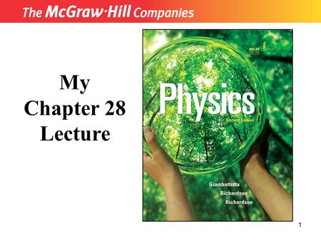 1 My Chapter 28 Lecture. 2 Chapter 28: Quantum Physics Wave-Particle Duality Matter Waves The Electron Microscope The Heisenberg Uncertainty Principle.