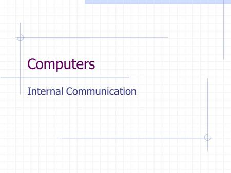 Computers Internal Communication. Basic Computer System MAIN MEMORY ALUCNTL..... BUS CONTROLLER Processor I/O moduleInterconnections BUS Memory.
