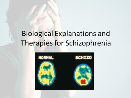 Biological Explanations and Therapies for Schizophrenia
