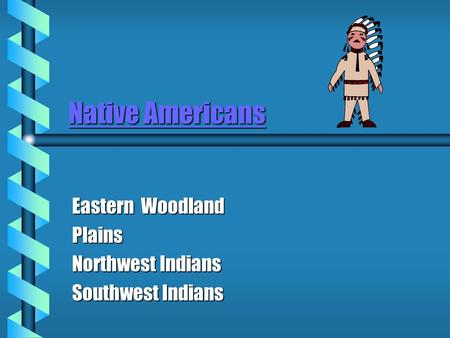 Eastern Woodland Plains Northwest Indians Southwest Indians