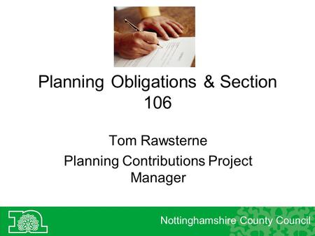 Planning Obligations & Section 106
