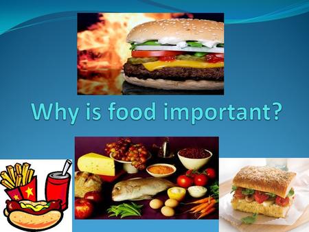 Why is food important?.