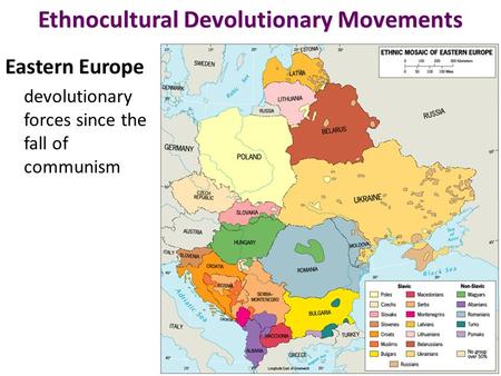 Ethnocultural Devolutionary Movements