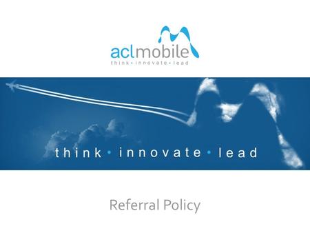 Referral Policy 1. think innovate lead CURRENT OPENINGS Sales Manager – Mumbai Software Engineer(PHP) Software Engineer(Java/J2ee) Database Administrator.