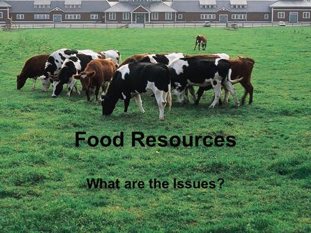 Food Resources What are the Issues?. Types of Agriculture Industrialized –High input –Industrialized countries Plantation –Monoculture for export –Fair.