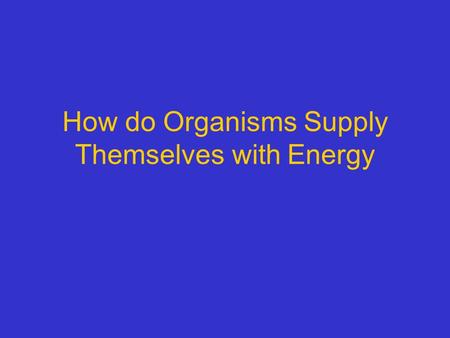 How do Organisms Supply Themselves with Energy. Copyright © 2005 Pearson Education, Inc. publishing as Benjamin Cummings Light energy ECOSYSTEM CO 2 +
