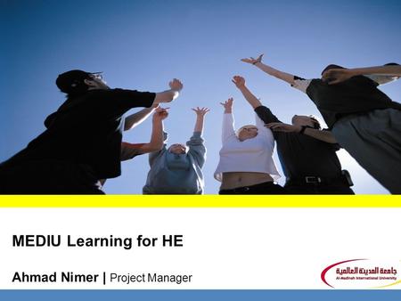 MEDIU Learning for HE Ahmad Nimer | Project Manager.