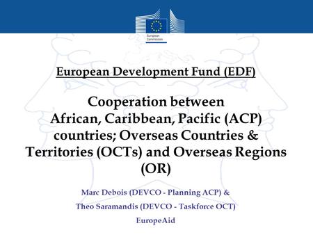 European Development Fund (EDF)