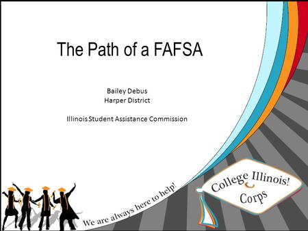 The Path of a FAFSA Bailey Debus Harper District Illinois Student Assistance Commission.