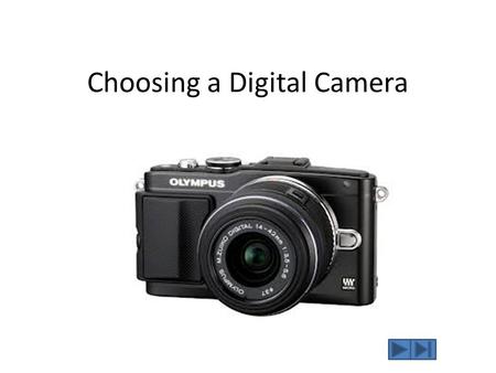 Choosing a Digital Camera. Image Quality A mega pixel is the unit of measure of image quality. The higher the number of pixels the better the image will.