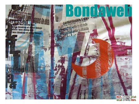 Bondaweb. It can be used to hold up hems or it can be painted to make interesting effects. A wide range of patterns or designs can be created – stripes,