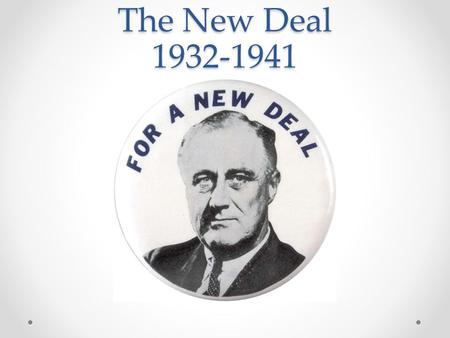 The New Deal 1932-1941. Learning outcomes 1.Identify contributions of political/social reformers during the Great Depression 2.Describe New Deal legislation,