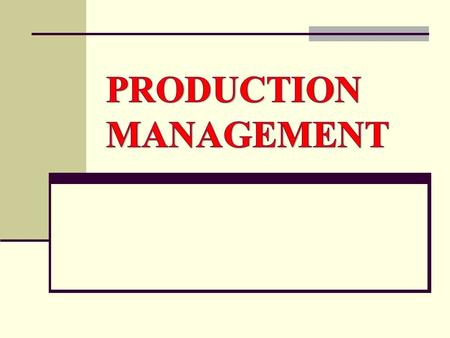 What is Production management? Production management is the process of effectively planning and regulating the operations of that part of an enterprise.