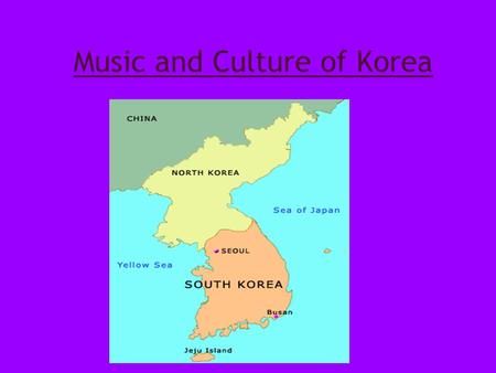 Music and Culture of Korea. Korean Folk Music Korean folk music is varied and complex, but all forms maintain a set of rhythms called Jangdan and a loosely.