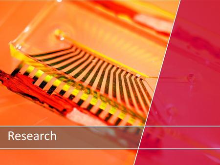 Research. TU/e: top research schools and institutes National top research schools NRSC-Catalysis Communication Technology Basic Research and Applications.