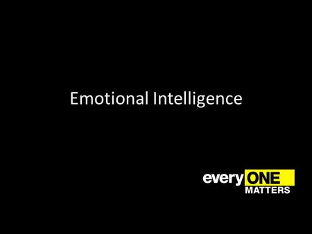 Emotional Intelligence. Definition Emotional Intelligence is the ability to monitor one's own and other people's emotions. You can use your own emotions.