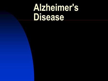 Alzheimer's Disease. Understanding Alzheimer's In 1906 Dr. Alois Alzheimer was first to describe Alzheimer's illness. Since then millions of people have.
