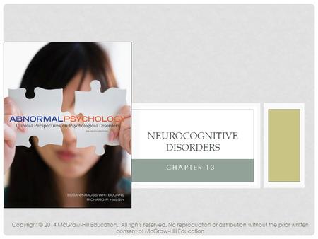 NEUROCOGNITIVE DISORDERS