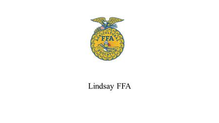 Lindsay FFA.