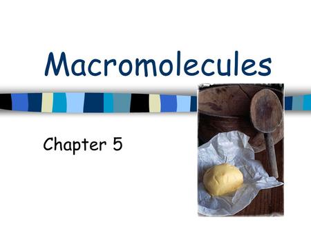 Macromolecules Chapter 5. Macromolecules Large complex molecules Carbohydrates, proteins, lipids & nucleic acids.