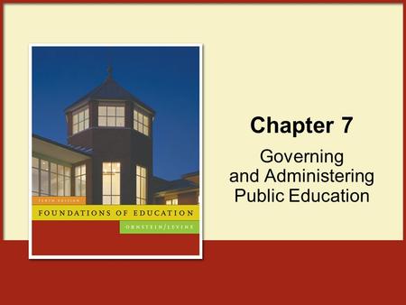Governing and Administering Public Education