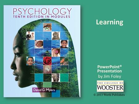 PowerPoint® Presentation by Jim Foley © 2013 Worth Publishers Learning.