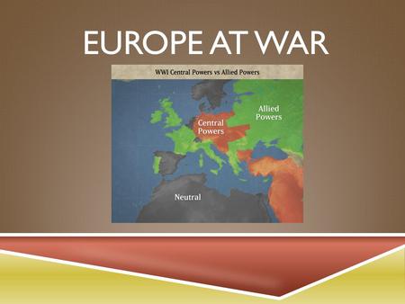 Europe at War.