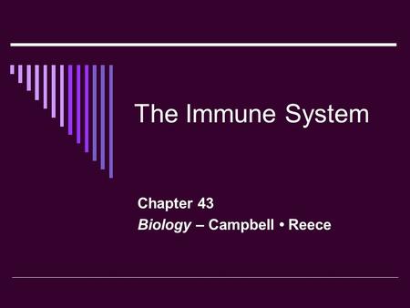 Chapter 43 Biology – Campbell • Reece
