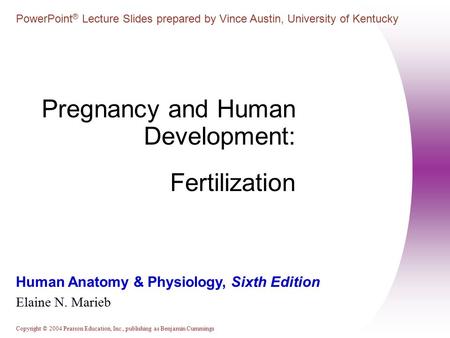 Pregnancy and Human Development: Fertilization