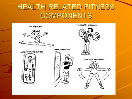 HEALTH RELATED FITNESS COMPONENTS
