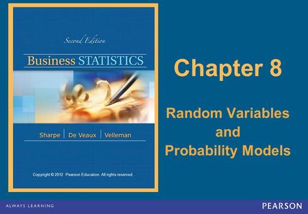 Random Variables and Probability Models