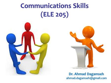 Communications Skills (ELE 205)