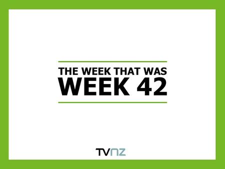 THE WEEK THAT WAS WEEK 42. PEAK FOR THE WEEK COMMENCING 16 th October 2011 (WEEK 42) AP5+ was the only demographic to see PUT growth this week, up 7%.