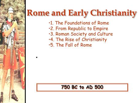 Rome and Early Christianity