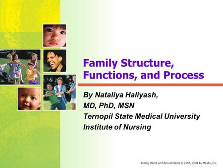 Family Structure, Functions, and Process