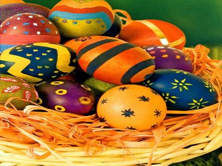 Easter eggs are special eggs given to celebrate the Easter holiday or springtime..
